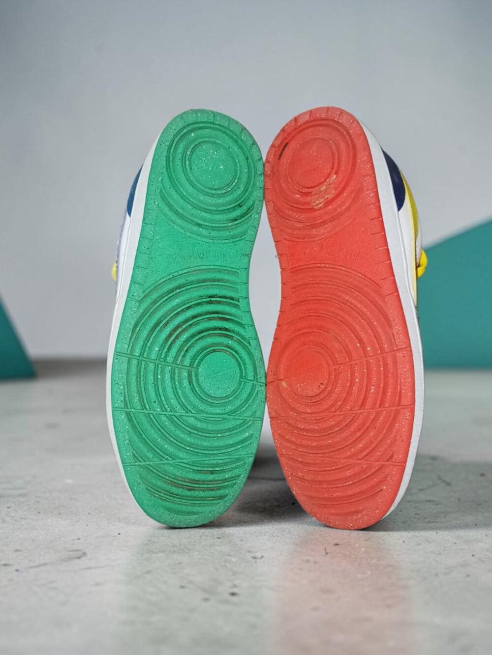 Nike Court Borough Low 2 SE Rainbow Multi Color Sneakers 6Y Women's 7.5 - Picture 5 of 6
